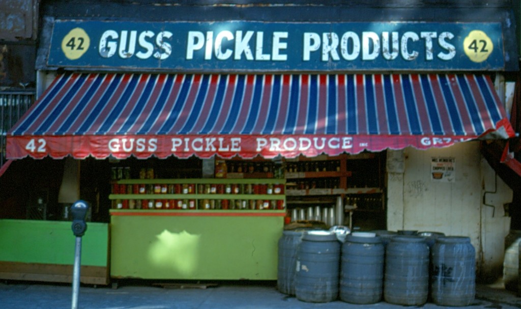 Guss Pickle on Hester Street