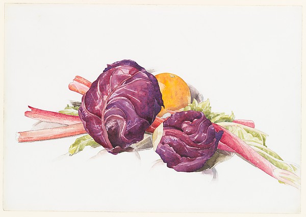 Red CabbagesRubarb and Orange - Demuth, The Met