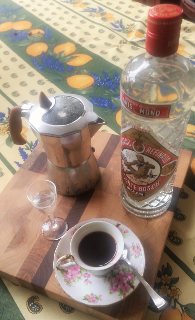 anisette and coffee