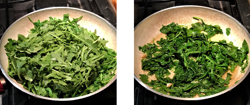 Arugula with Garlic and Oil