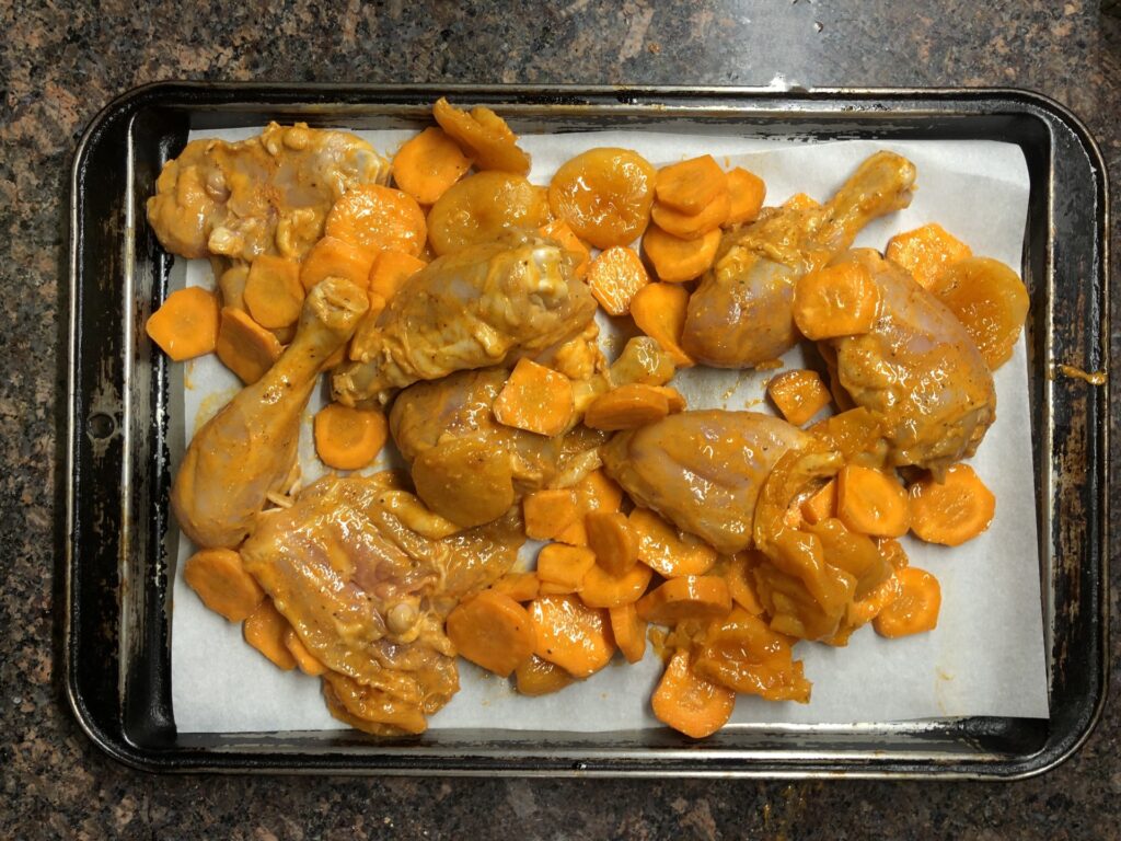 Chicken with Apricots and Carrot