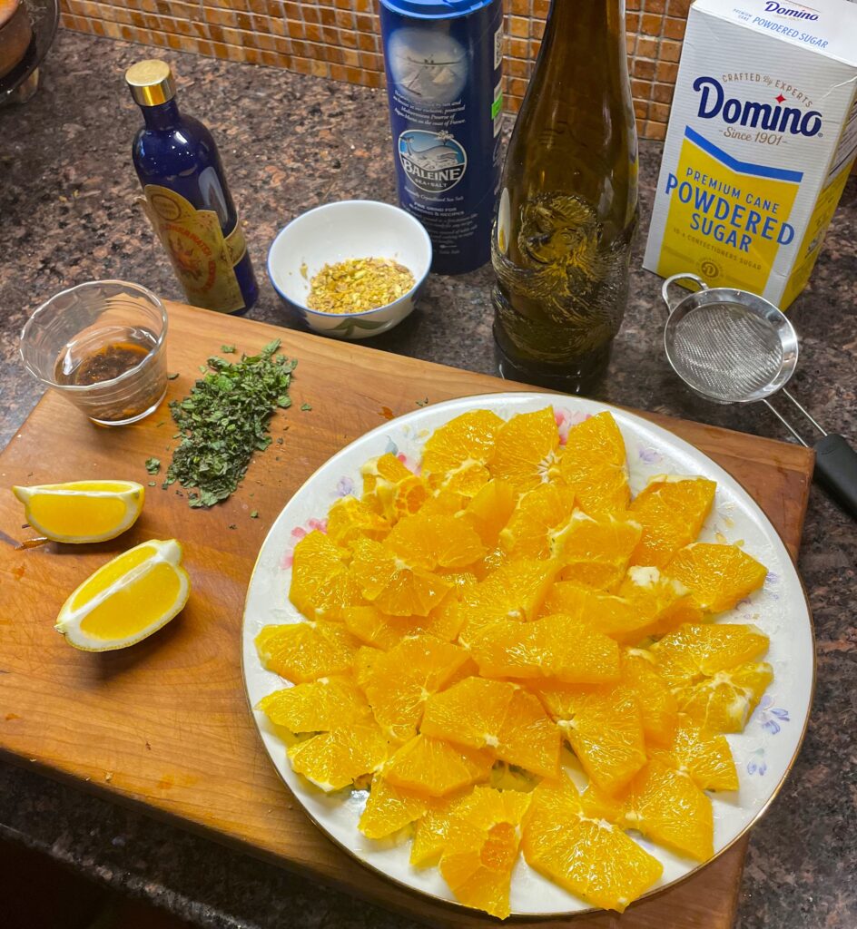 Orange Salad Sicilian Style