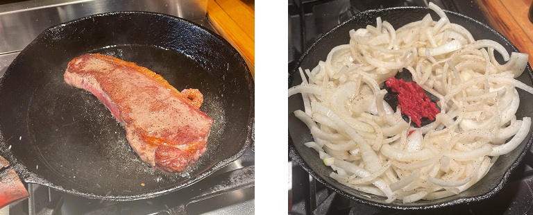 Dom’s Steak and Onions