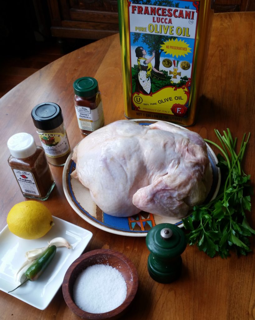 Spice Rubbed Roast Chicken