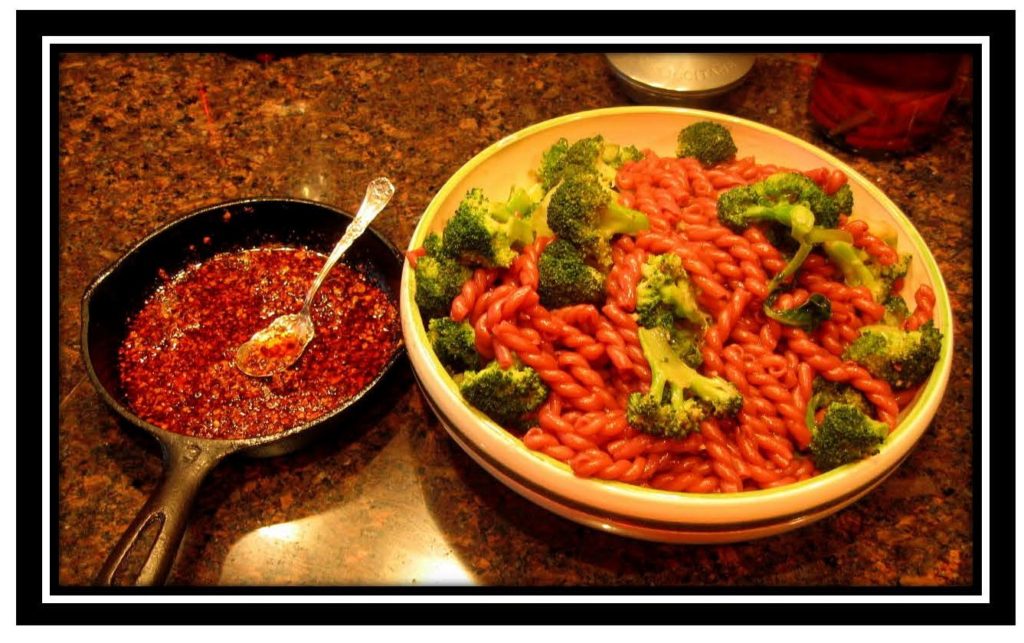 Pasta Rosso con Broccoli