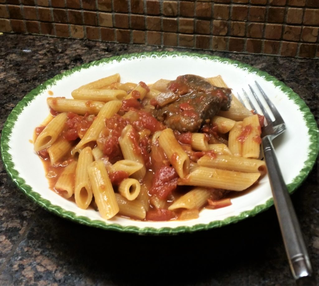 Short Ribs and Diced Tomato Sauce