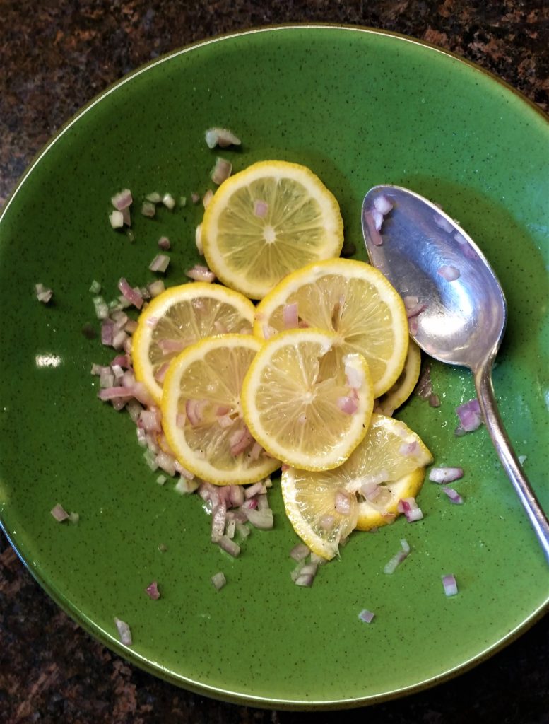 Chicken with White Beans, Spinach and Lemon