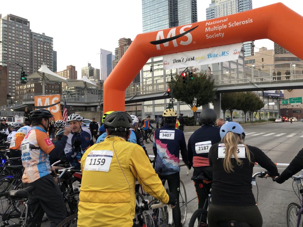 Bike MS New York City 2019. . . I’ve been doing the Multiple Sclerosis