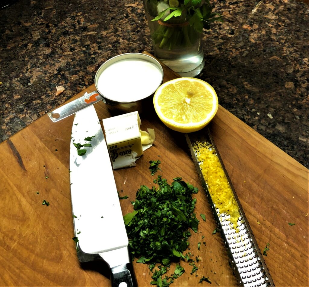 Pasta with Mushroom Cream Sauce