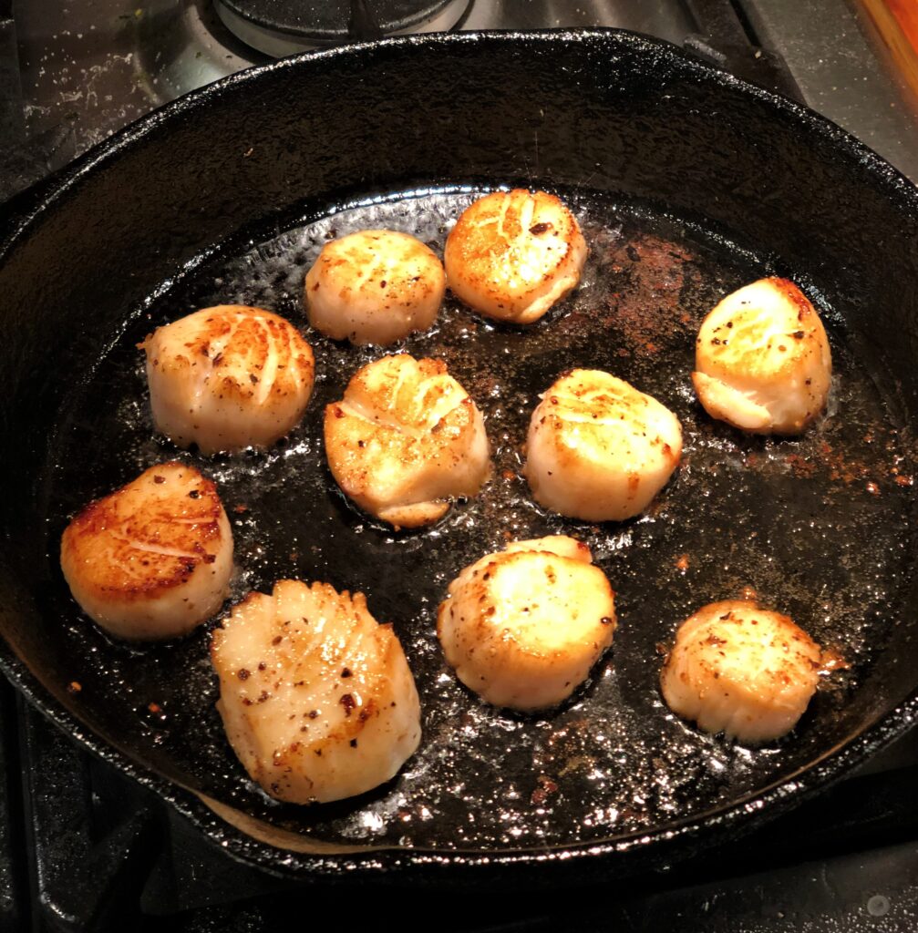 sea scallops with brown butter