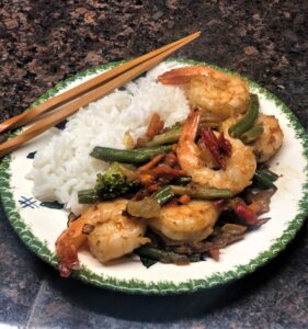 Shrimp and Vegetable Stir Fry