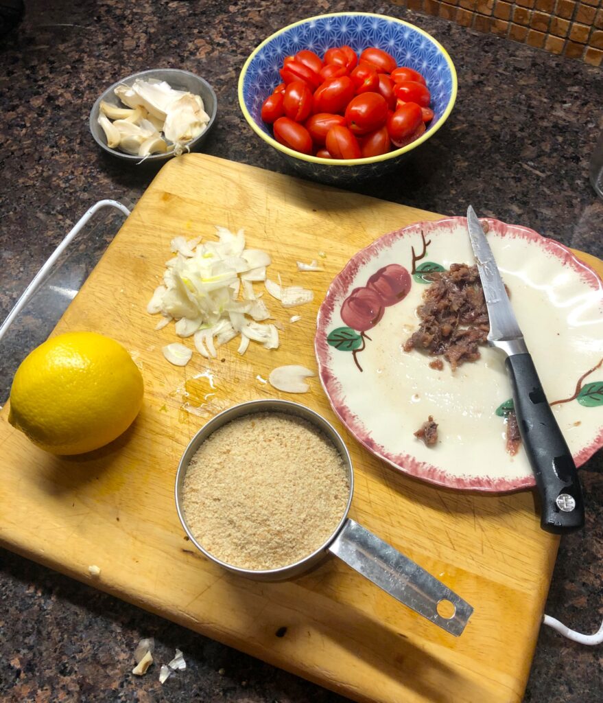 Pasta with Eggplant and Breadcrumbs