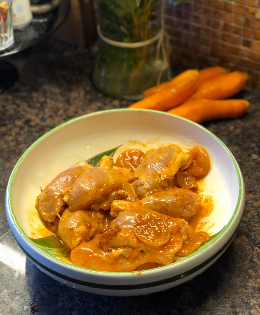 Chicken with Apricots and Carrot