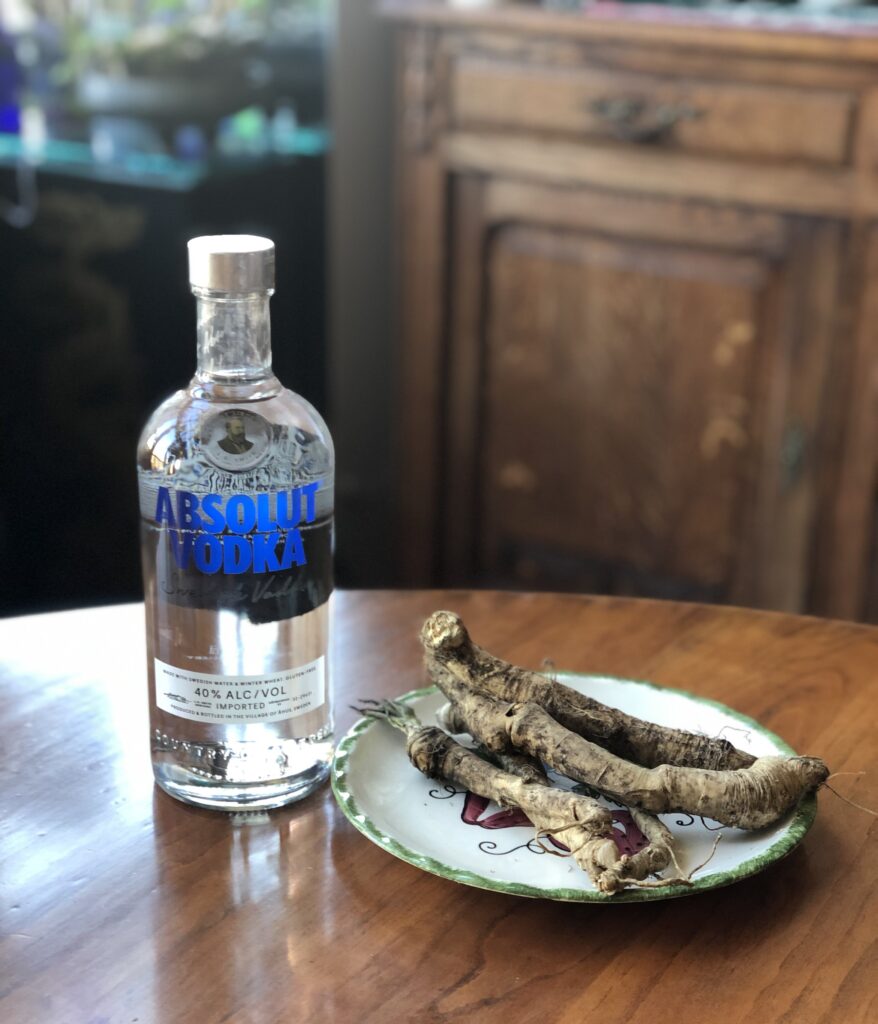 Horse Radish Infused Vodka